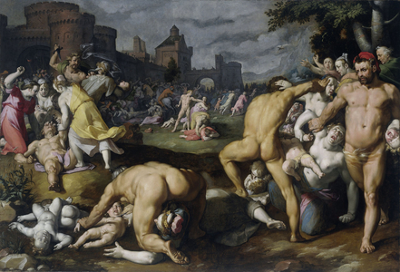 The Massacre of the Innocents, 1590 (oil on canvas)