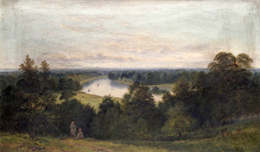 View from Richmond Hill (oil on canvas)