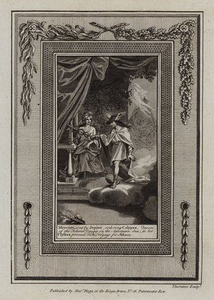 Illustration for Homer's Odyssey (engraving)