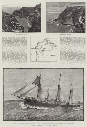 The Wreck of HMS Wasp (engraving)