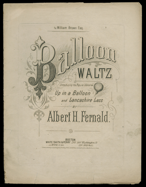 Balloon Waltz, 1869 (print)