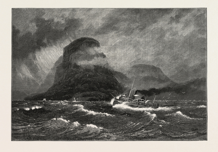 Thunder Cape, Canada, Nineteenth Century Engraving