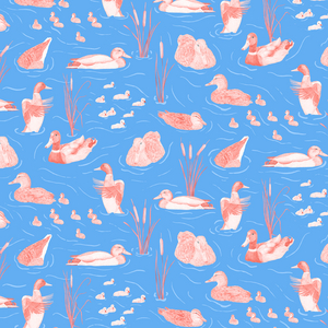 Duck pond pattern, 2022 (graphite pencil & digital)