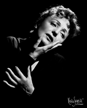 Edith Piaf 1955 on American tour