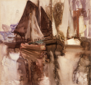 A Dutch Canal, 1907-08 (w/c on paper)