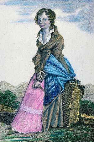 Marie-Anne-Charlotte of Corday d'Armont (1768 1793) during the French revolution she murdered Jean Paul Marat