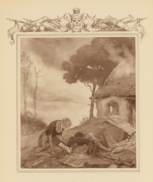 Illustration for Gray’s Elegy (colour litho)
