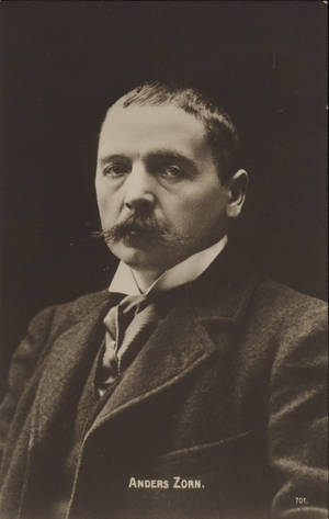 Anders Leonard Zorn (b/w photo)