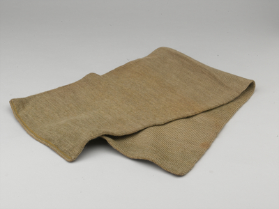 Cap comforter, knitted wool, 1950 circa (wool)