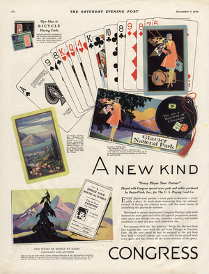 playing cards games congress, 1920s