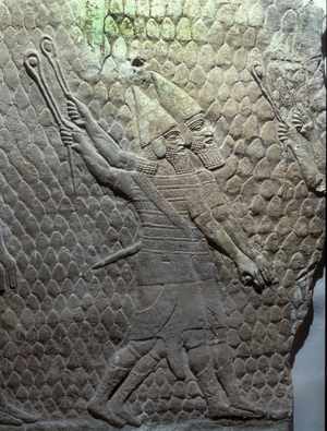 Assyrian Slingers, Sennacherib's Palace, Nineveh (stone)