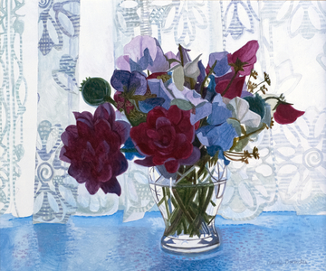 Flowers From Jan (oil on board)