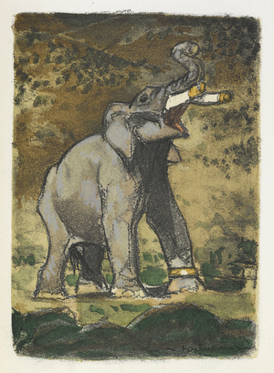 Hathi, an Indian elephant.