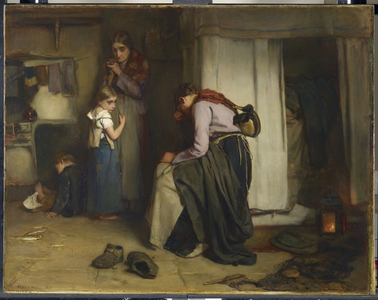 No Tidings from the Sea, 1870 (oil on canvas)