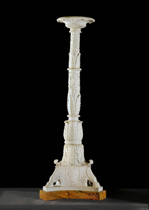 Centrepiece: a pair of candelabra …