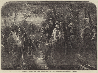 Morning, Reapers going out (engraving)