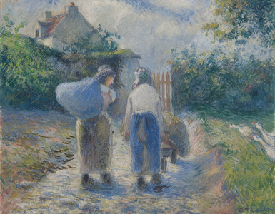Return or The Return to the Farm, 1881(gouache, pastel and watercolor on paper laid down on board)