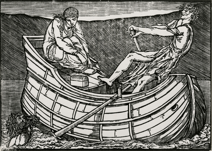 The Head Rising Up, 1866 (woodcut)