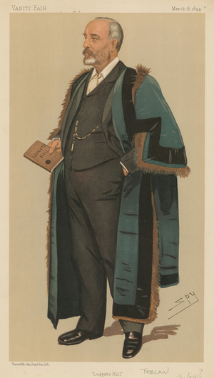 Mr Alderman William Treloar (colour litho)