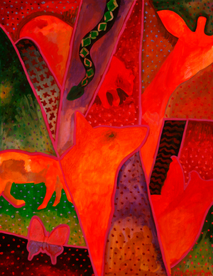 Animal Soup, 2006 (acrylic)