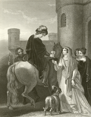 Treachery of Elfrida (engraving)