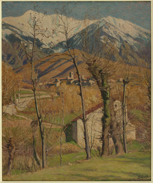 Canigou in winter, 1921 (oil)