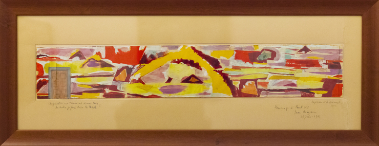 Sketch for the Baptistery of the Church of Adincourt, 1952 (tempera on paper)