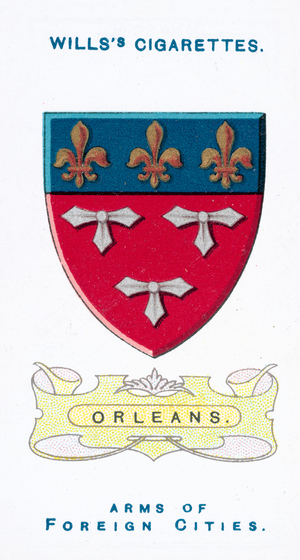 Arms of Orleans (chromolitho)