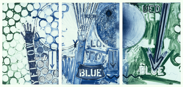 Untitled, 1998 (etching in colors (triptych))