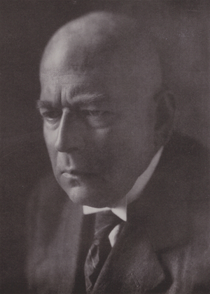 Oswald Spengler, German polymath (b/w photo)