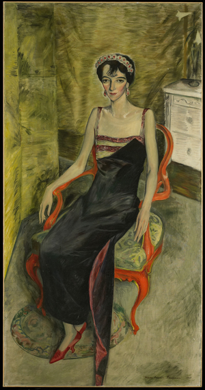 Portrait of Mrs. Charles Bolles Rogers, 1925 (oil on canvas)