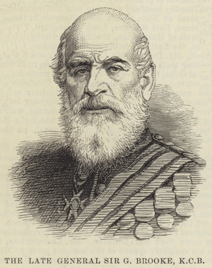 The late General Sir G Brooke, KCB (engraving)