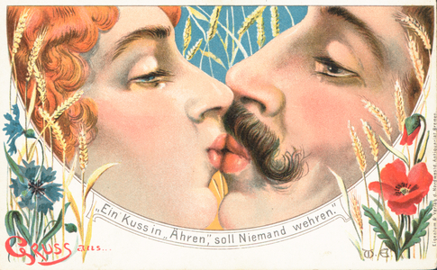 Kiss (colour litho)