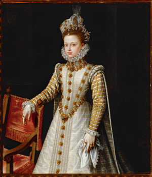 Infanta Isabella Clara Eugenia, daughter … (painting on canvas)