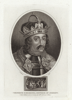Frederick Barbarossa, Emperor of Germany (engraving)