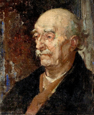 Napoleon Danelle, Antiquaire (oil on canvas & board)
