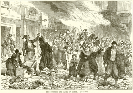 The Burning and Sack of Batak (engraving)