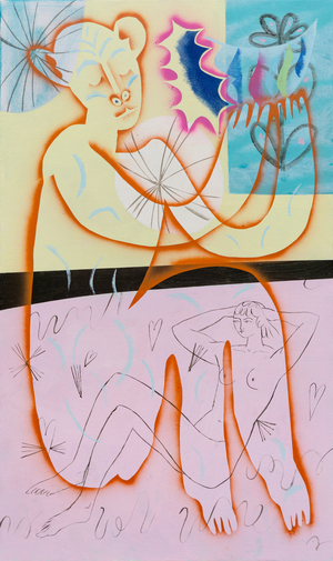 Shell, 2022 (acrylic on canvas)