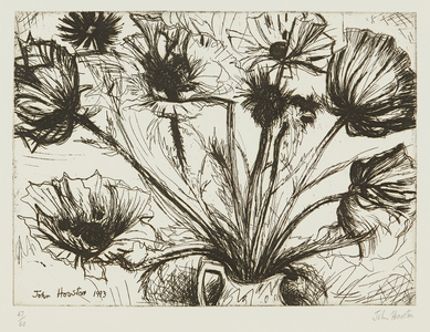 Poppies ( etching)