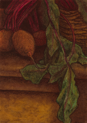 Beetroot, 2011 (oil pastel on paper)