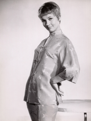 Swiss actress Liselotte Pulver, Germany 1960s (b/w photo)