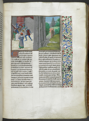 Cotton MS Augustus V Le Trésor des Histoires, or Le Trésor de Sapience (ink, coulour & gold on vellum)