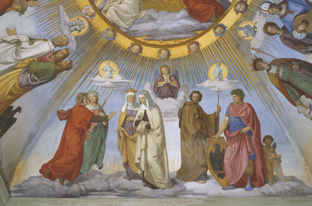 Volta della stanza di Dante, detail
