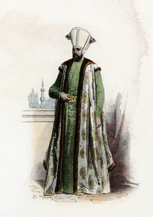 Suleiman III. Ottoman Sultan, engraving, ... (engraving)