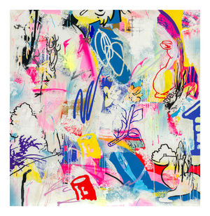 The path of least Resistance, 2023 (acrylic, pure pigment and aerosol on canvas)