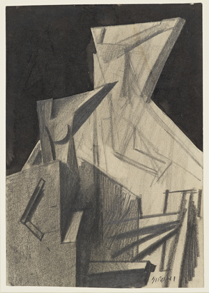 Imaginary architecture, 1933 (circa) (drawing)
