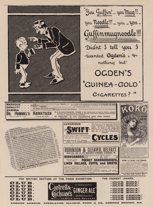Page of Adevertisements (engraving)