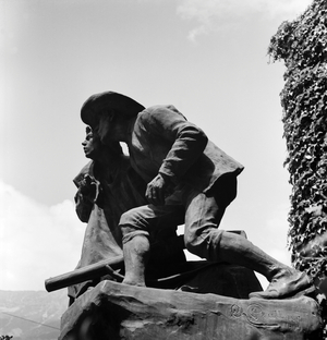 A trip to Innsbruck in Austria, Germany 1930s (b/w photo)