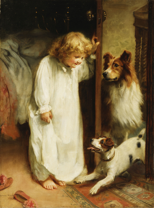 The Morning Greeting, 1898 (oil on canvas)