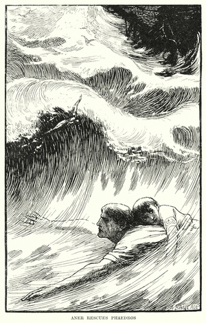 Aner rescues Phaedros (engraving)